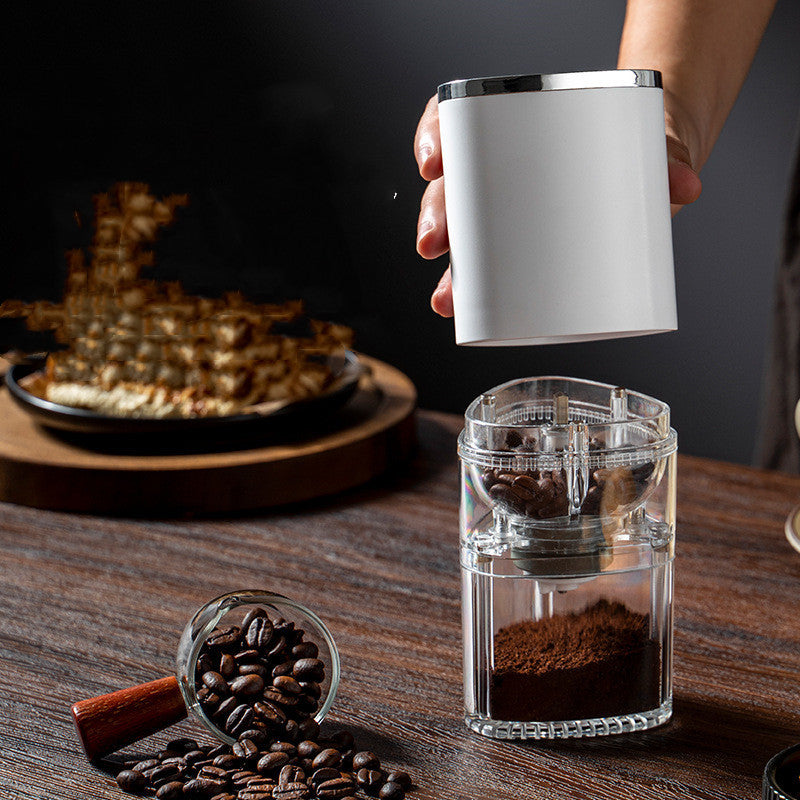 USB Rechargeable Electric Coffee Grinder – Portable Bean Crusher for Drip Coffee & Kitchen Use